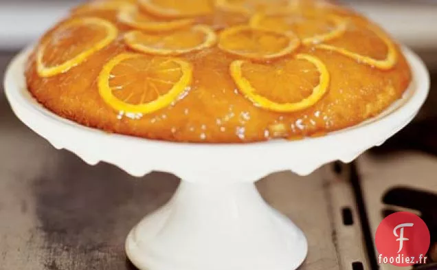 Gâteau à l'Envers Au Miel Et à l'Orange
