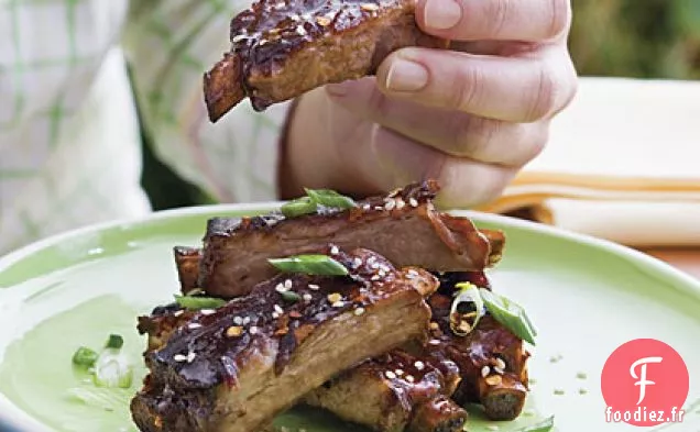 Côtes Levées Au Miel Et au Soja