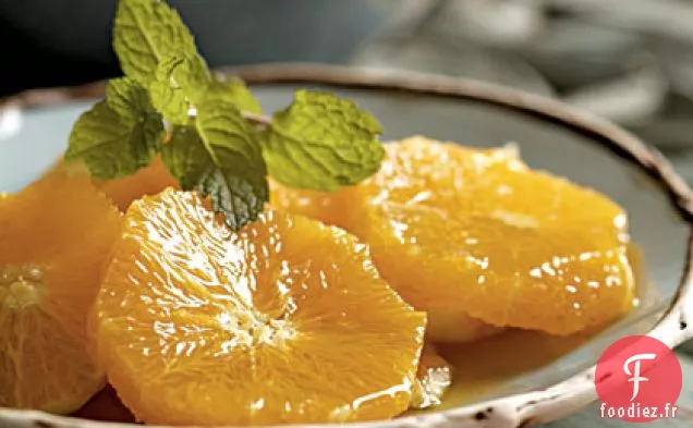 Tranches d'Orange au Miel et à l'Eau de Fleur d'Oranger