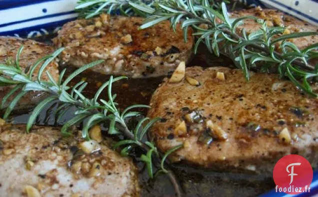 Médaillons De Porc Avec Glaçage Au Miel Balsamique