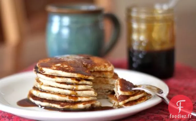 Crêpes de blé entier au miel