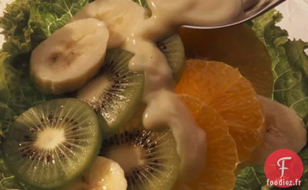 Salade De Fruits D'Hiver Avec Vinaigrette Au Miel Et À L'Orange