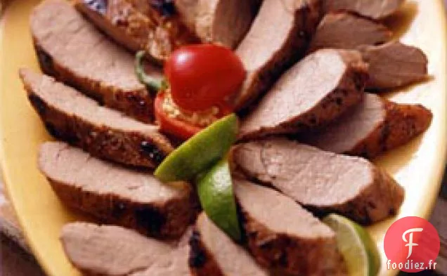 Filet De Porc Mariné au Miel Et au Citron Vert