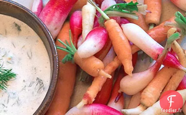 Trempette Au Yogourt, Au Citron Et Aux Herbes