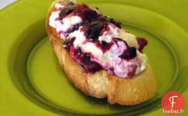 Fou de Ricotta aux Baies Mélangées