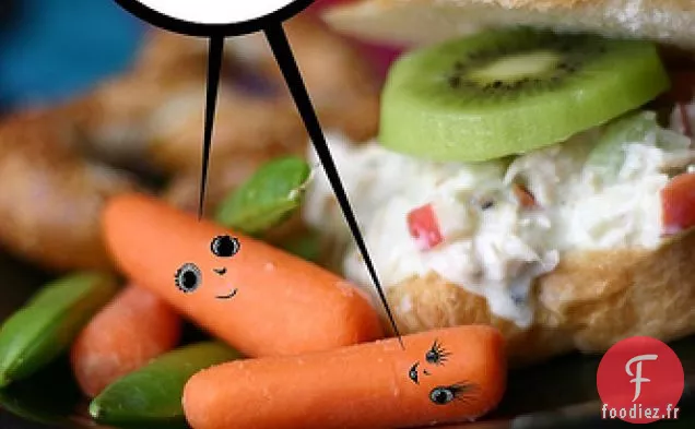 Salade de Poulet Kiwi-lime Miellée