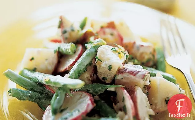 Salade de Pommes de Terre avec Vinaigrette au Miel et au Babeurre