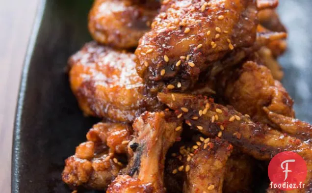 Poulet frit coréen (yangnyeom Chikin)