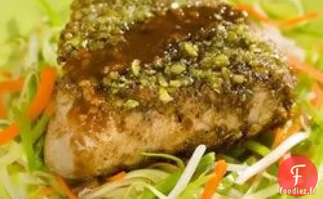 Steaks De Thon Incrustés de Wasabi