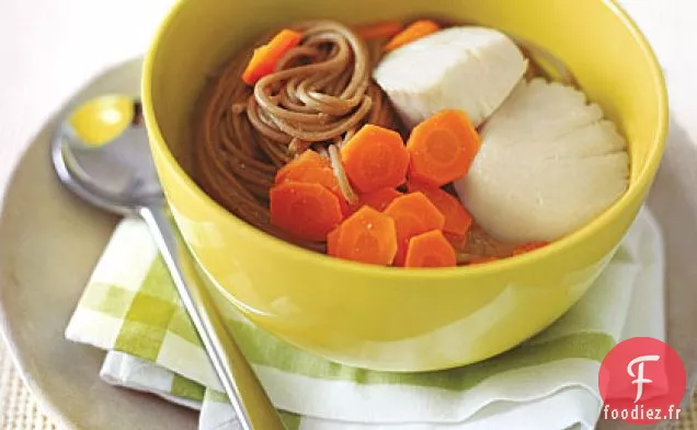 Soupe de Pétoncles et Soba