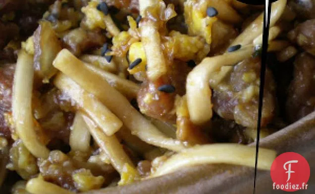 Porc Potsticker Sucré Aux Nouilles Udon