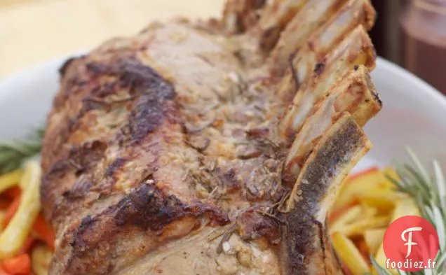 Longe De Porc Désossée À La Sauce Dijonnaise