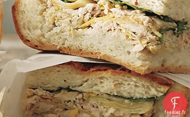 Sandwichs Pressés au Thon et à l'Artichaut