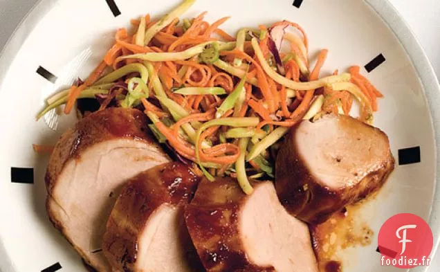 Filet De Porc Hoisin Avec Salade De Carottes Asiatiques