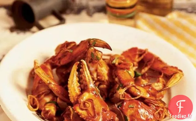 Crabe Concassé à la Sauce au Tamarin