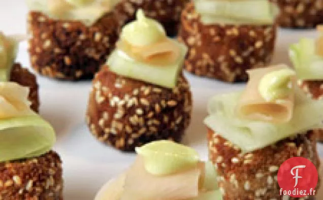 Mini Gâteaux de Crabe Asiatiques