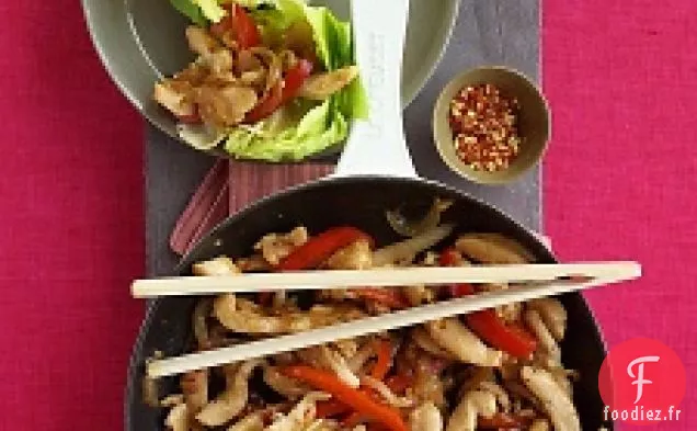 Wraps de sauté de poulet