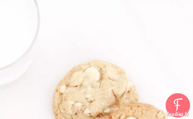Biscuits au Chocolat Blanc et à la Noix de Macadamia pour le 1er Échange annuel de cookies du Blogueur Great Food