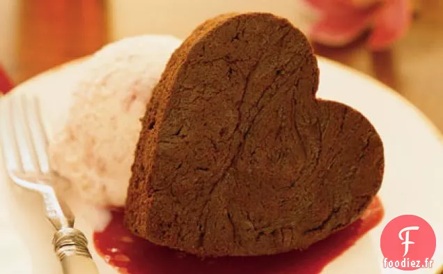 Sundaes au Brownie Romantique