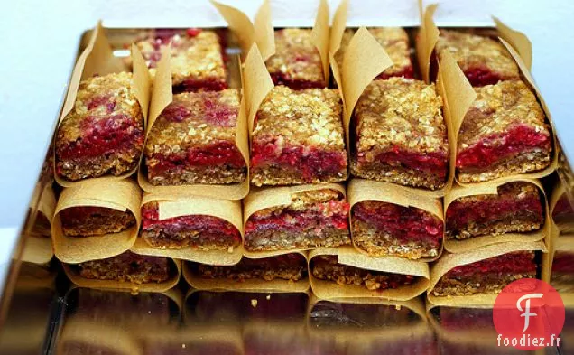 Barres de Petit Déjeuner aux Framboises