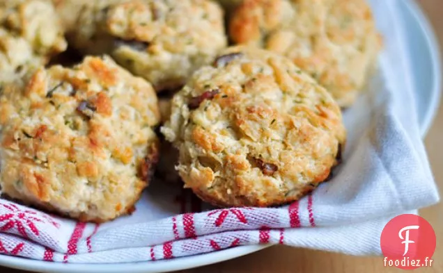 Biscuits Au Bacon Et Au Fromage Cheddar