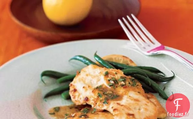 Scaloppine de Poulet Citron-Coriandre