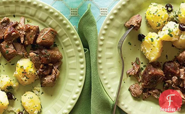 Rôti de Porc Mariné aux Pommes de Terre à la Coriandre