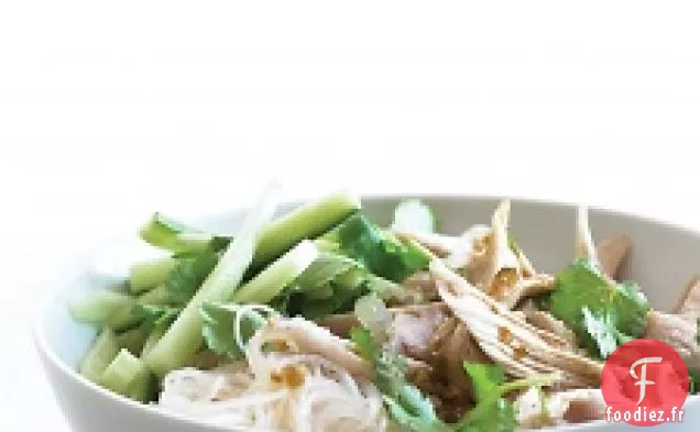 Salade De Nouilles Asiatiques Au Poulet Et À La Coriandre