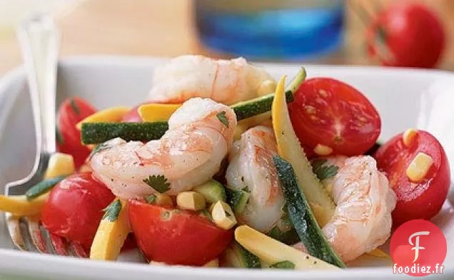 Salade de Crevettes d'été à la Coriandre