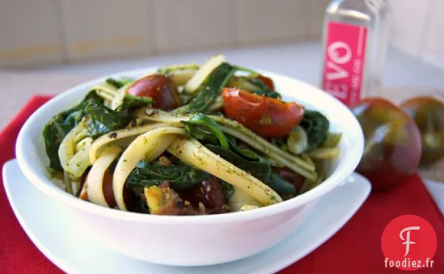 Pesto aux épinards et à la coriandre