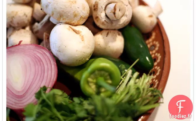 Salsa Aux Champignons, Jalapeño Et Coriandre