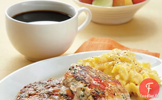 Saucisse de Petit Déjeuner à la Coriandre et à la Poire à la Dinde