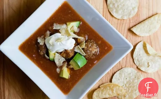 Soupe de Boulettes de Viande Mexicaine