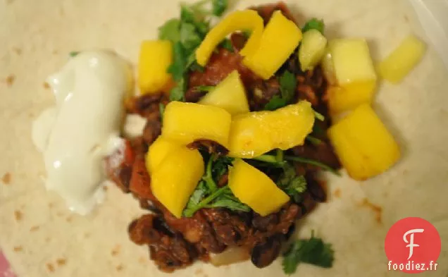 Burritos aux Haricots Noirs