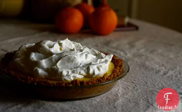 Tarte À L'Orange Et À La Crème Sans Cuisson