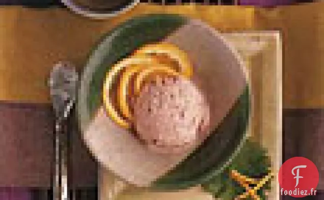 Sherbert aux Prunes avec Jus d'Orange et Vin de Prunes