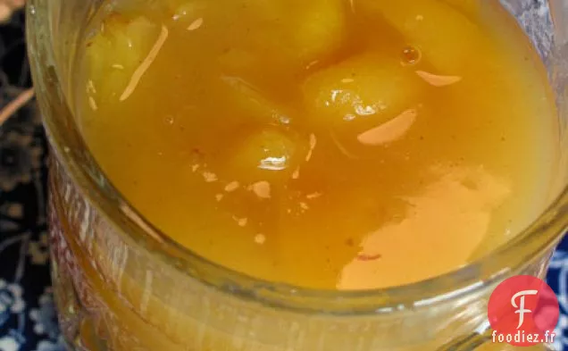 Garniture de Crêpes à la Pêche Épaisse