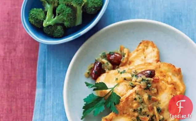 Scaloppine de Poulet à l'Orange et aux Olives