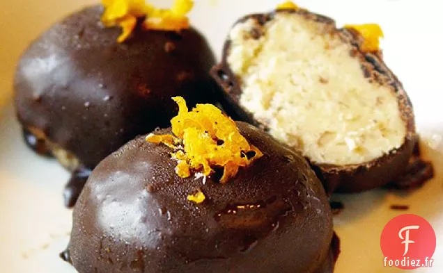 Truffes au Chocolat Et à l'Orange