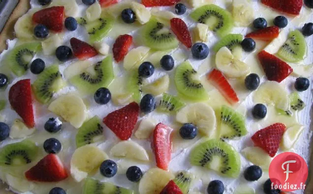 Pizza aux Fruits