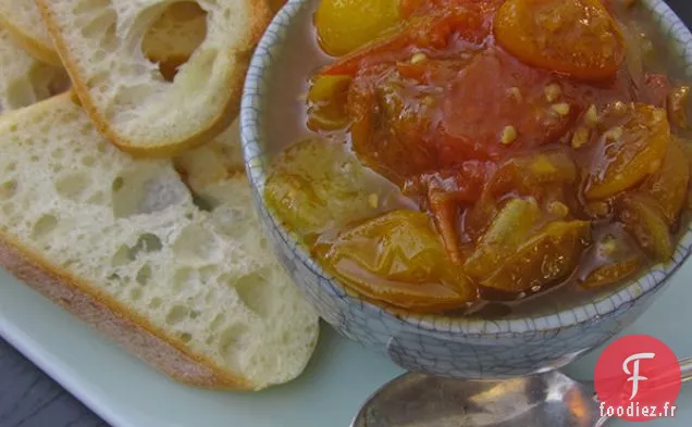 Confiture de Kumquat aux Tomates Épicées