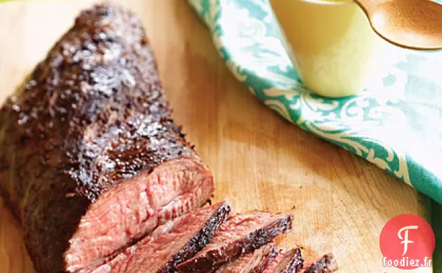 Tri-tip grillé avec Sauce Mojo Cubaine