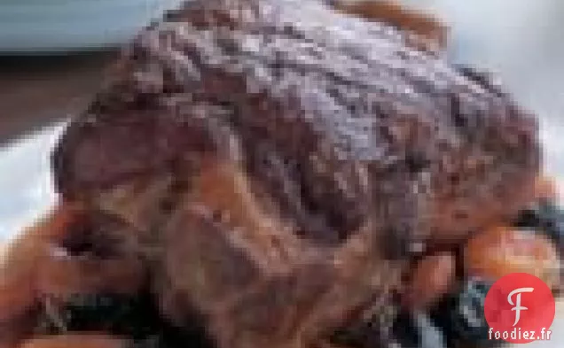 Rôti De Porc Avec Compote De fruits Secs