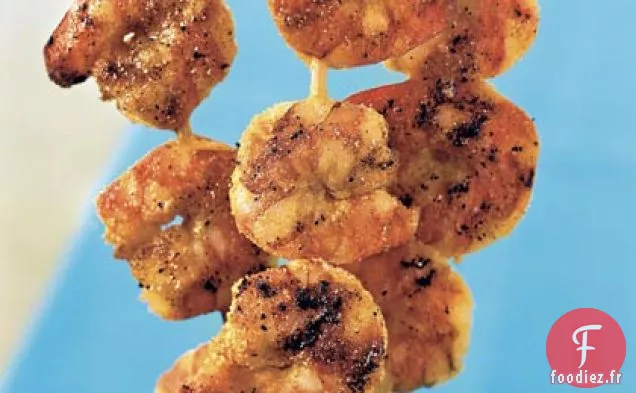 Sandwichs aux Crevettes Saupoudrés de Cumin