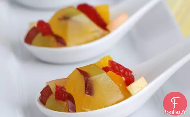 Gelée de Sangria Au Vin Blanc