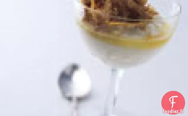 Parfaits au Yogourt à l'Orange avec Chips de Blé Râpées