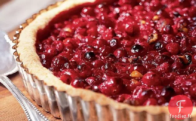 Tarte aux Canneberges et à l'Orange