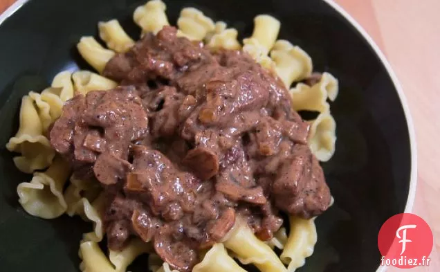 Boeuf Stroganoff