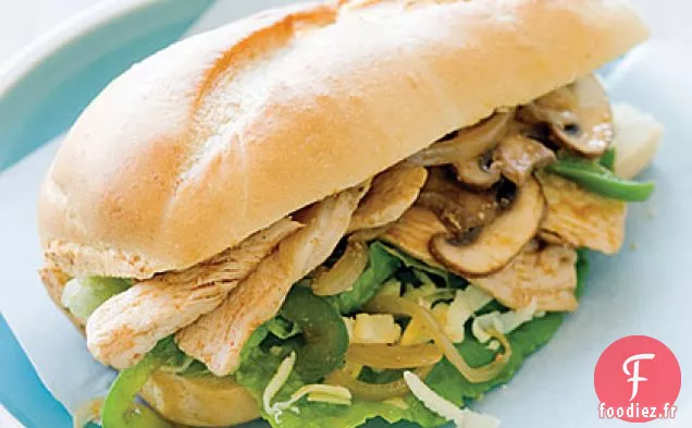 Cheesesteaks au Poulet