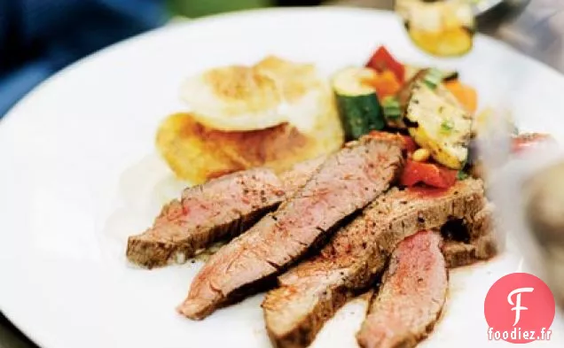 Steak de Flanc aux Épices Marocaines Chaudes
